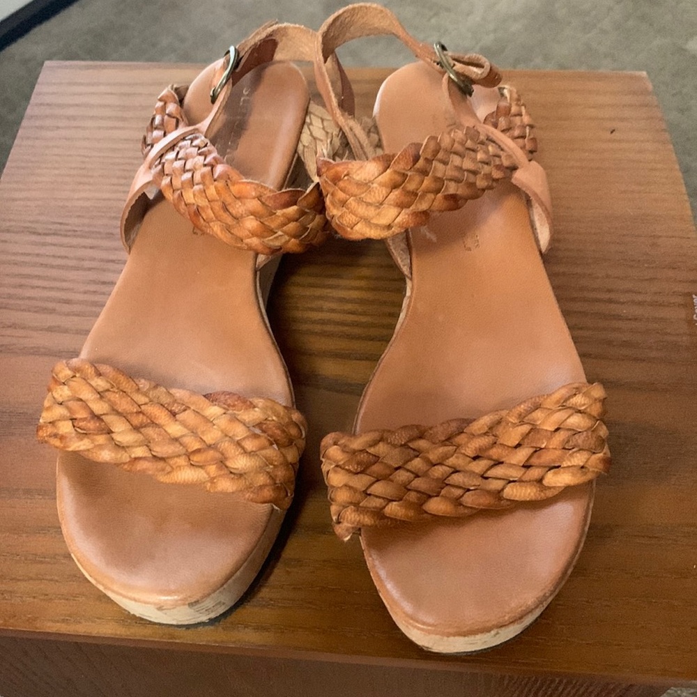 Tan sandals